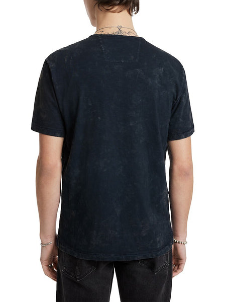 John Varvatos Ethan SS Cotton Henley - Black
