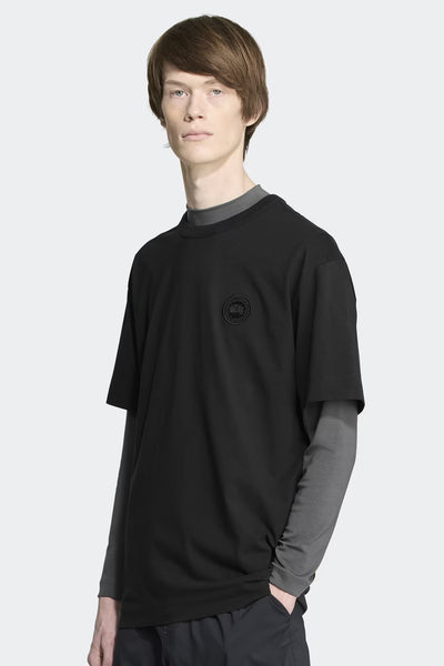 Canada Goose Men's Gladstone T-Shirt Embroidered Disc - Black