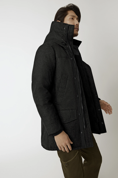 Canada Goose Men's Langford Parka Wool - Carbon Melange