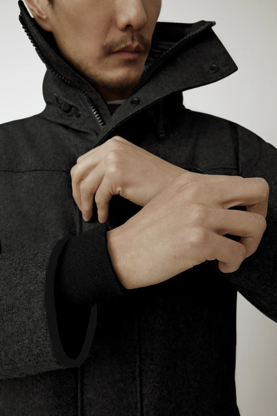 Canada Goose Men's Langford Parka Wool - Carbon Melange
