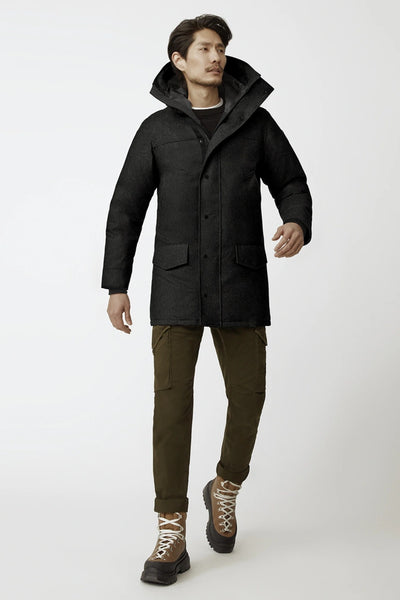 Canada Goose Men's Langford Parka Wool - Carbon Melange