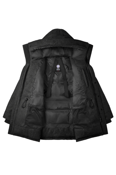 Canada Goose Men's Langford Parka Wool - Carbon Melange