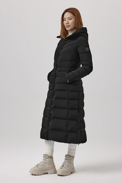 Canada Goose Women's Clair Long Coat Black Label - Black