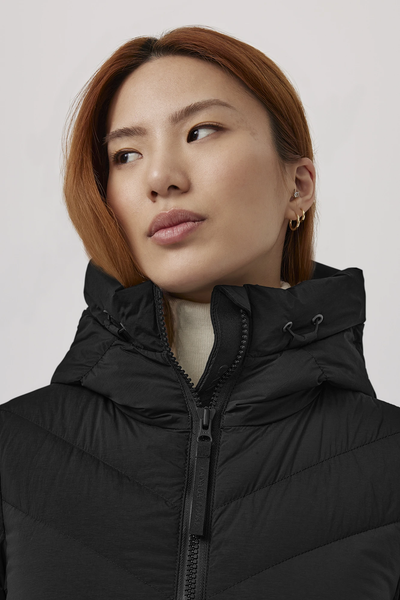 Canada Goose Women's Clair Long Coat Black Label - Black