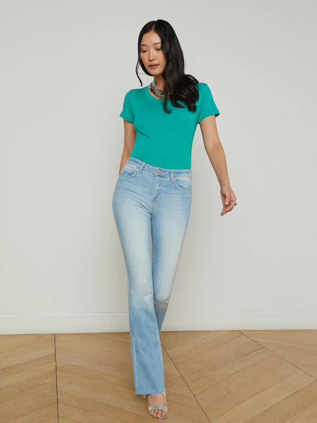 L’AGENCE Ruth HiRise Straight Jean in Essex