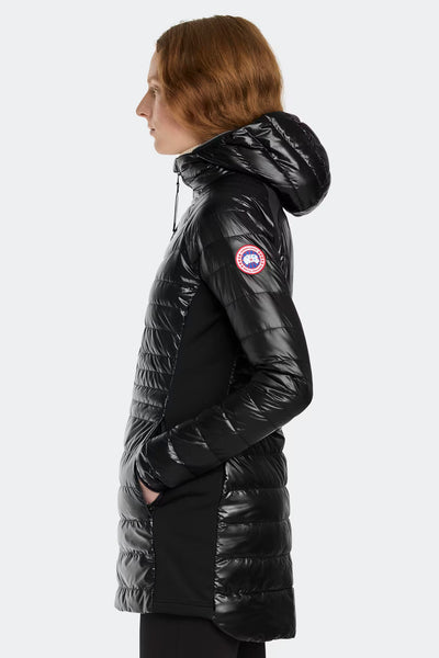 Canada Goose Women's Hybridge Lite Hooded Coat CR - Black