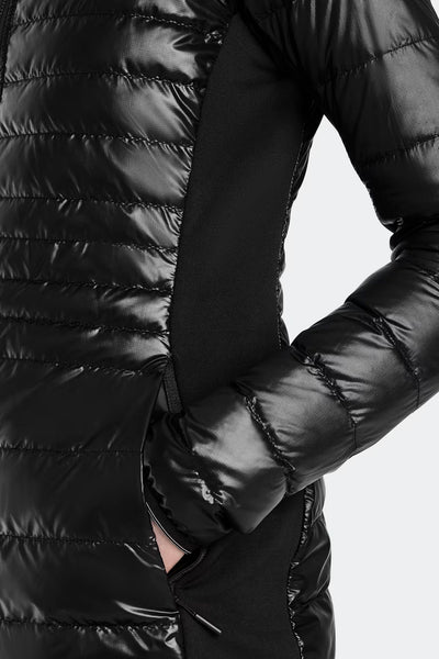 Canada Goose Women's Hybridge Lite Hooded Coat CR - Black