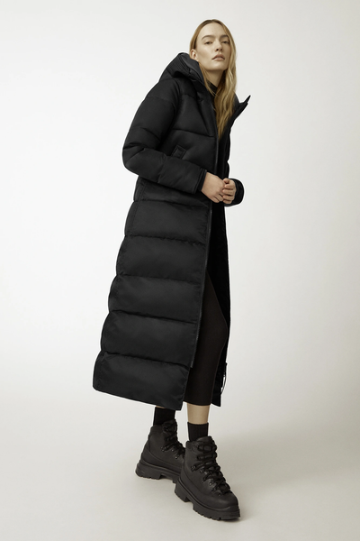 Canada Goose Women's Mystique Parka Performance Satin- Black