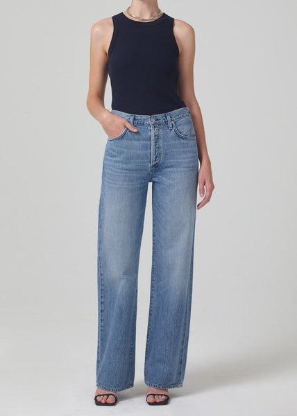 Citizens of Humanity Isabel rib tank in navy