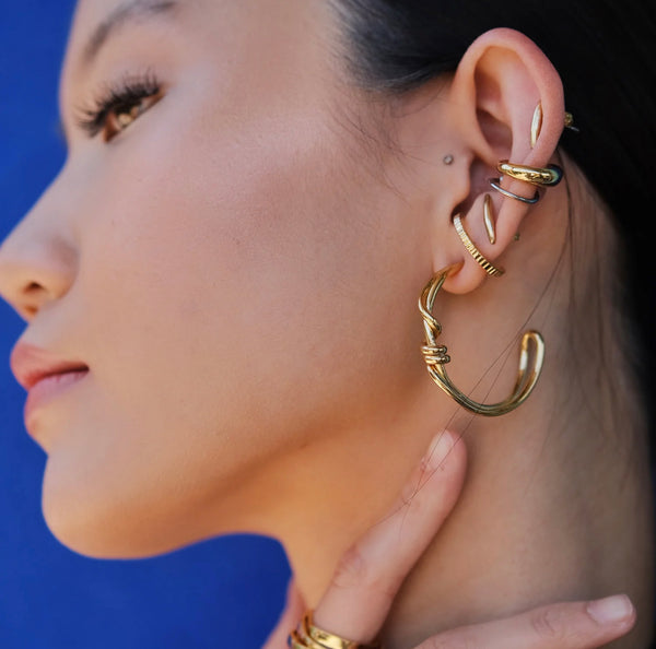 SOKO Miji Hoops in Gold