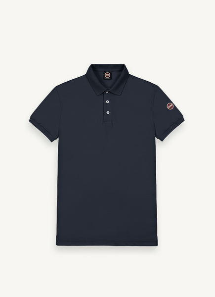 COLMAR Men's Stretch Pique Cotton Polo - Navy Blue