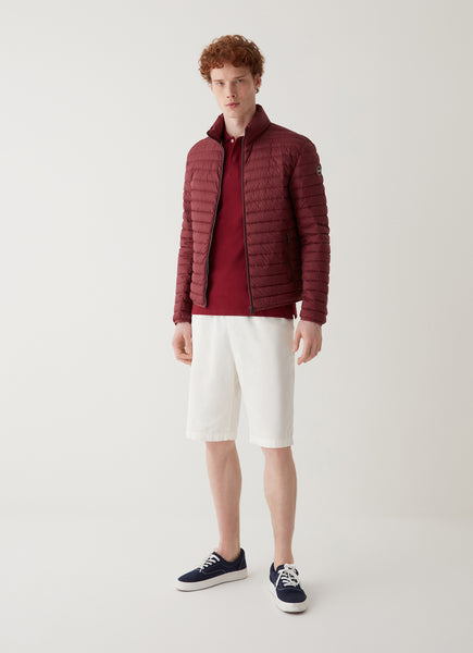 COLMAR Opaque Autumn Down Jacket with Padded Collar - Brownie