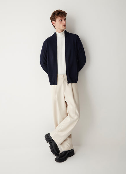 COLMAR H\Full Zip Pullover with High Neck - Black