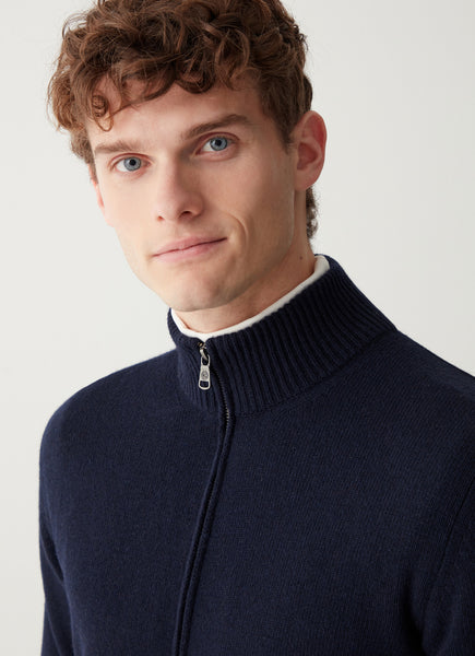 COLMAR H\Full Zip Pullover with High Neck - Black