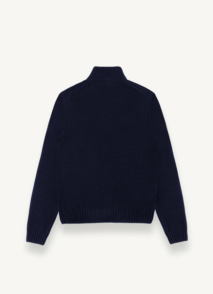 COLMAR H\Full Zip Pullover with High Neck - Black