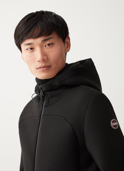 COLMAR Full-Zip Scuba-Effect Hoody - Black