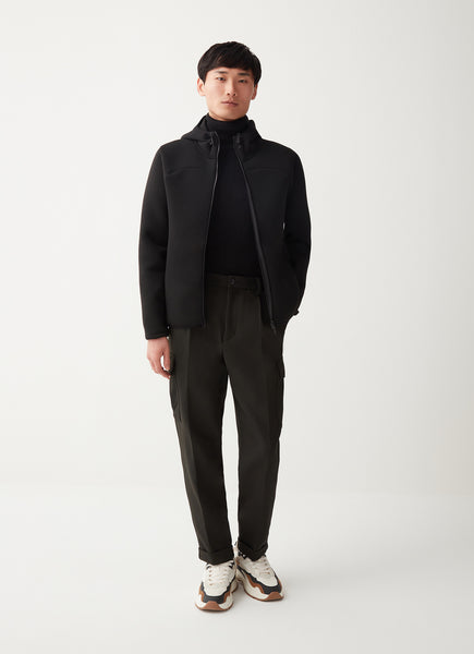 COLMAR Full-Zip Scuba-Effect Hoody - Black