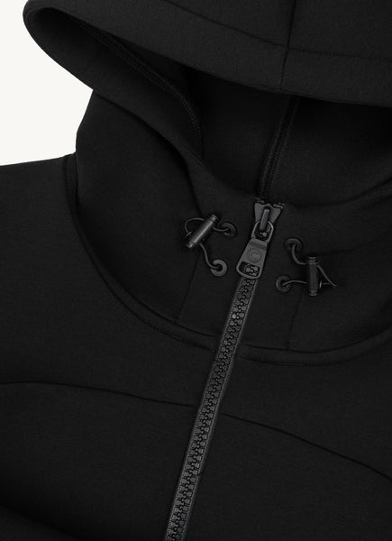 COLMAR Full-Zip Scuba-Effect Hoody - Black