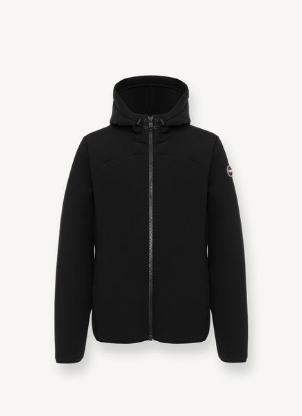 COLMAR Full-Zip Scuba-Effect Hoody - Black