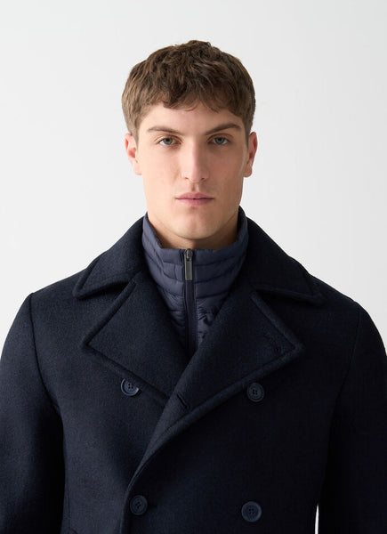 COLMAR Men's Tasteful Double Breasted Knit Jacket - Black