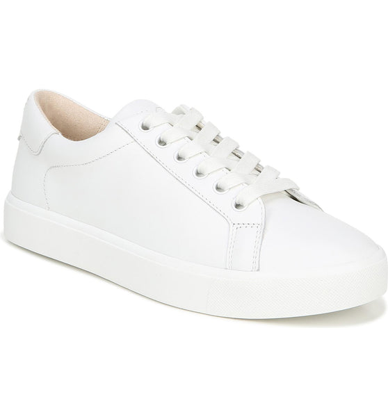 Sam Edelman Ethyl Leather Laceup Sneaker White