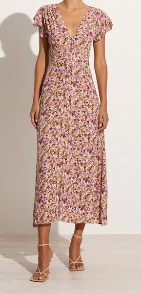Faithfull Magdelena Midi Dress in Cala Nika Floral