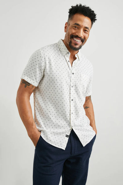 Rails Men's Carson S/S Shirt - Autumn Calico White