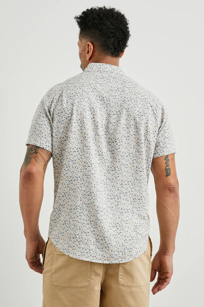 Rails Men's Carson S/S Shirt - Spring Blossom Parchment