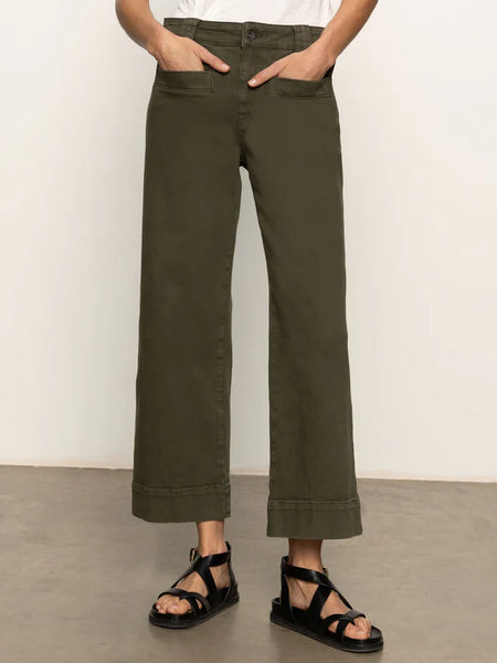 Sanctuary Voyage Pocket Detail Crop Pant  in Kalamata