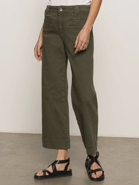 Sanctuary Voyage Pocket Detail Crop Pant  in Kalamata