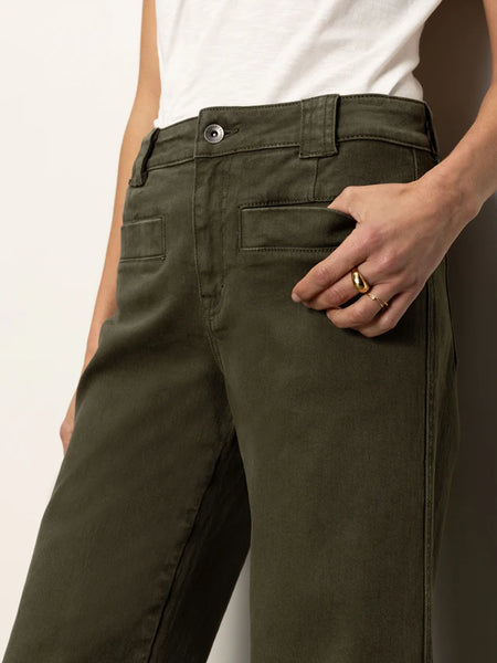 Sanctuary Voyage Pocket Detail Crop Pant  in Kalamata