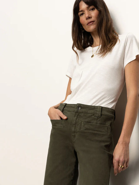 Sanctuary Voyage Pocket Detail Crop Pant  in Kalamata