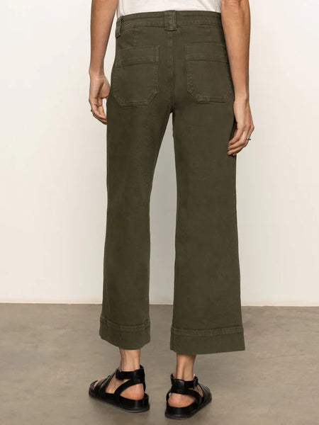 Sanctuary Voyage Pocket Detail Crop Pant  in Kalamata