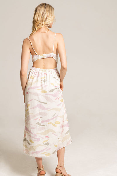 Saltwater Luxe Deniz Midi Dress in Vanilla
