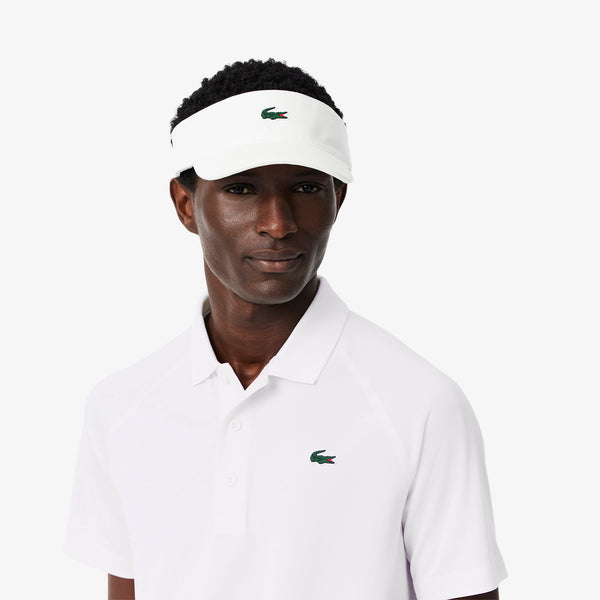 Lacoste SPORT Regular Fit UV Protect Golf Polo - White