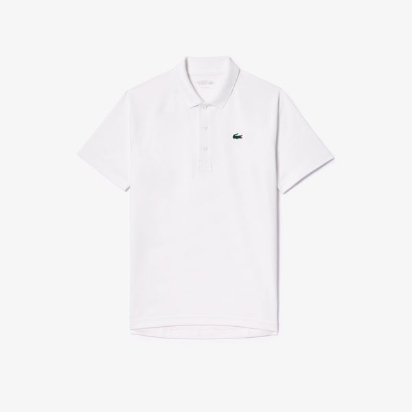 Lacoste SPORT Regular Fit UV Protect Golf Polo - White