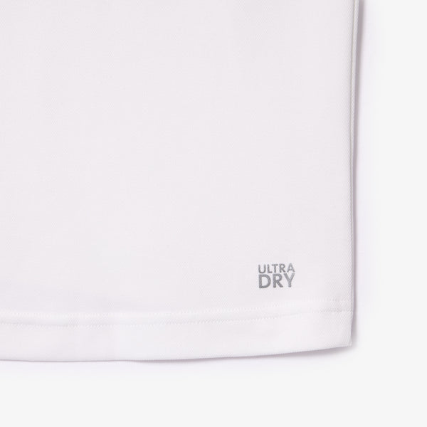 Lacoste SPORT Regular Fit UV Protect Golf Polo - White