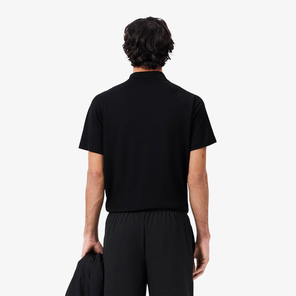 Lacoste SPORT Regular Fit UV Protect Golf Polo - Black