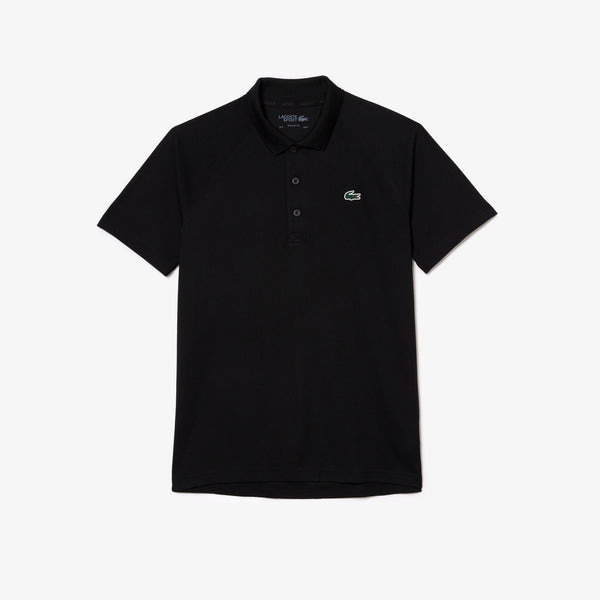 Lacoste SPORT Regular Fit UV Protect Golf Polo - Black