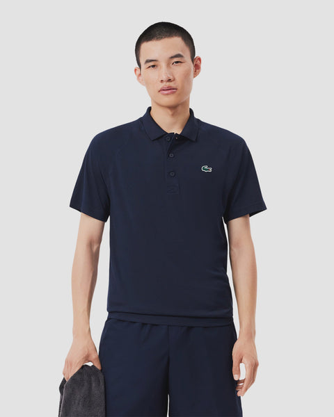 Lacoste SPORT Regular Fit UV Protect Golf Polo - Navy