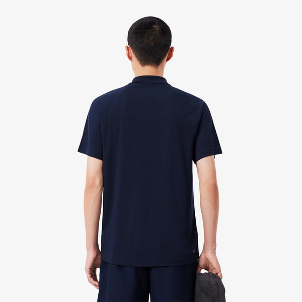 Lacoste SPORT Regular Fit UV Protect Golf Polo - Navy