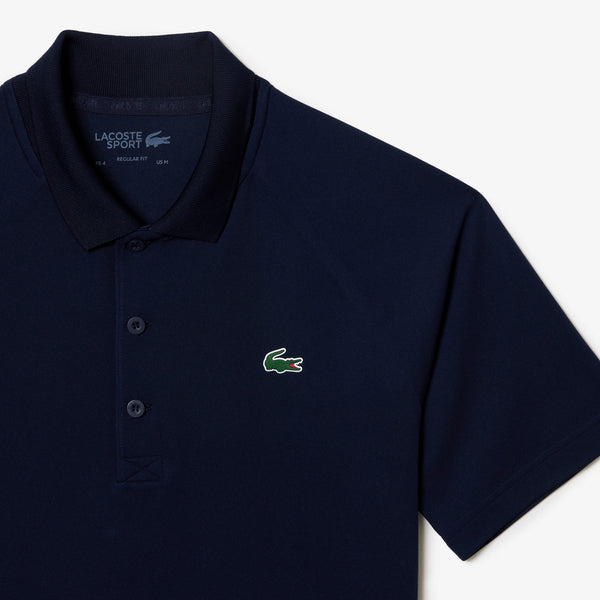 Lacoste SPORT Regular Fit UV Protect Golf Polo - Navy