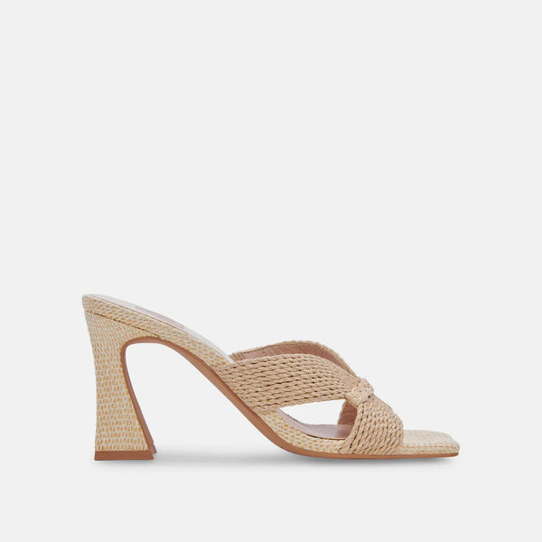 Dolce Vita Nitro Heel in Natural Raffia