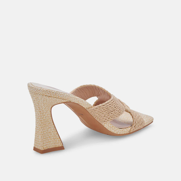 Dolce Vita Nitro Heel in Natural Raffia