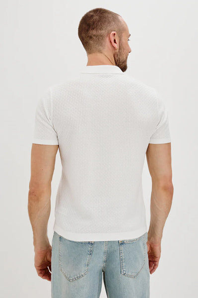 Rails Men's Emilio Knit Shirt - White