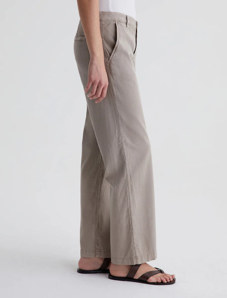 AG Caden Straight Trouser in Sulfur Desert Taupe