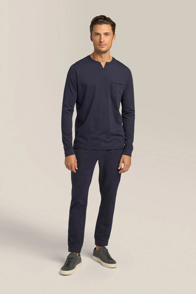 Good Man Brand Premium Cotton Jersey LS Victory V-Notch - Sky Captain