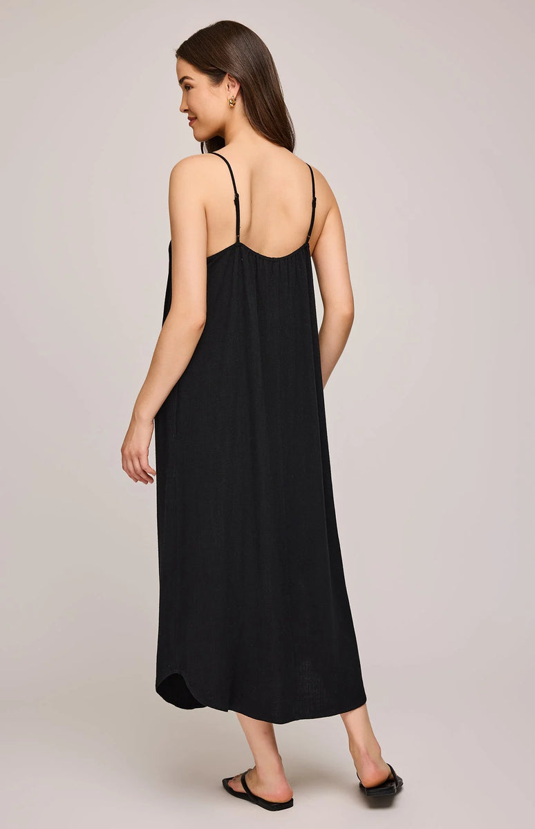 Gentle Fawn Brooke flowy maxi dress in black – manhattan casuals