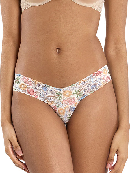 hanky panky low rise print thong in By The Sea