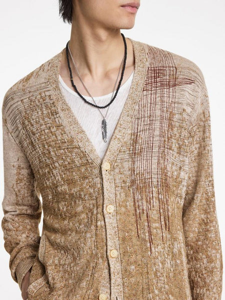 John Varvatos MARITA Cardigan - Nutmeg